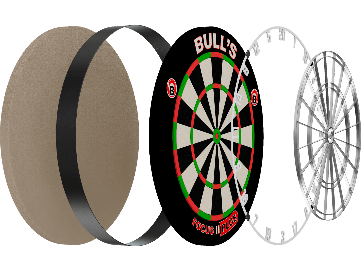 Bull's DE Focus 2 Plus Dartboard