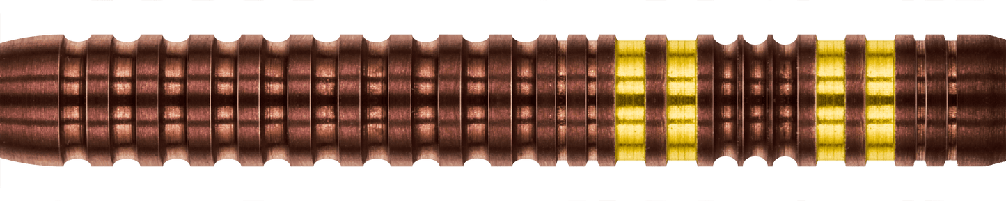 Red Dragon Peter Wright "Snakebite" Copper Fusion Soft Tip Darts 90%