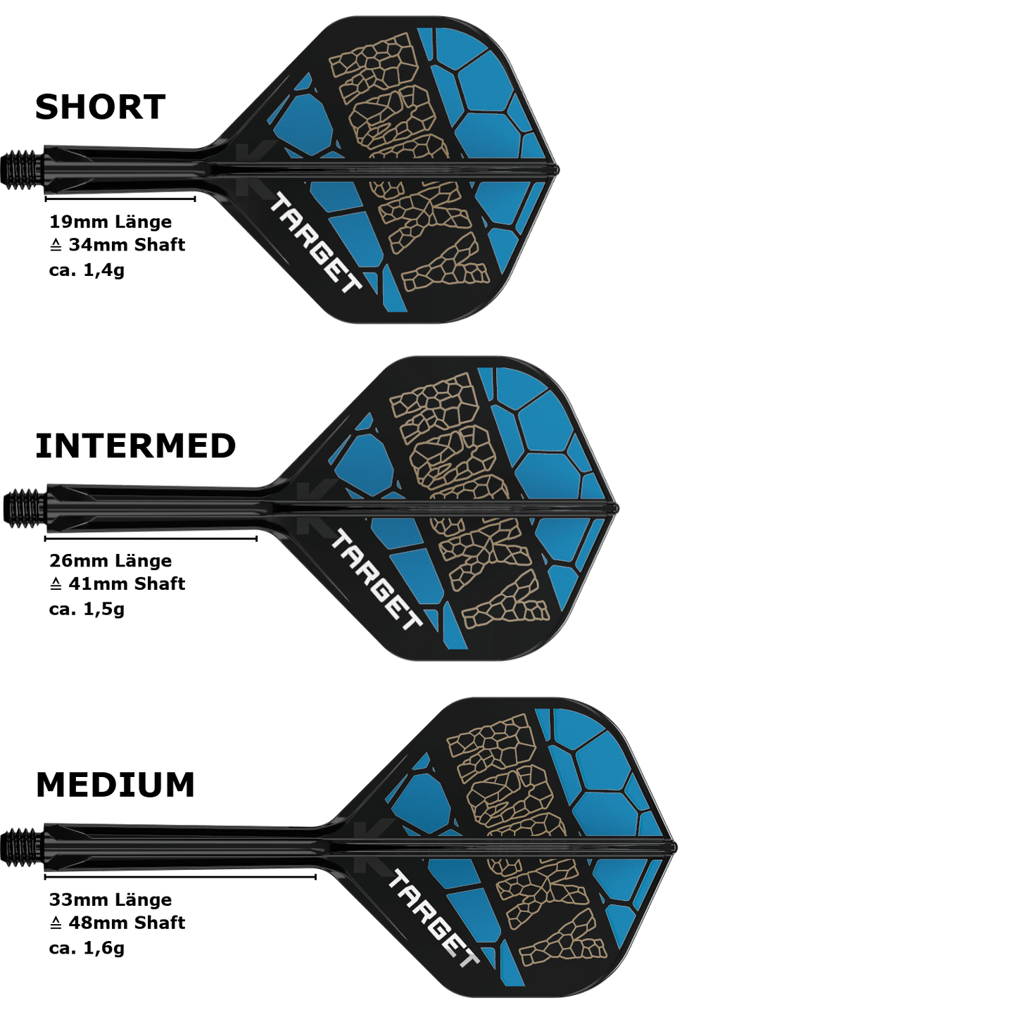Target K-Flex Josh Rock Standard No.2 Flight Shaft System