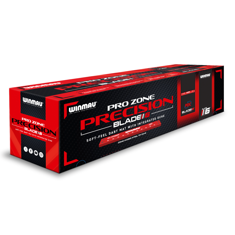 Winmau Pro Zone PDC Dart Teppich mit Oche