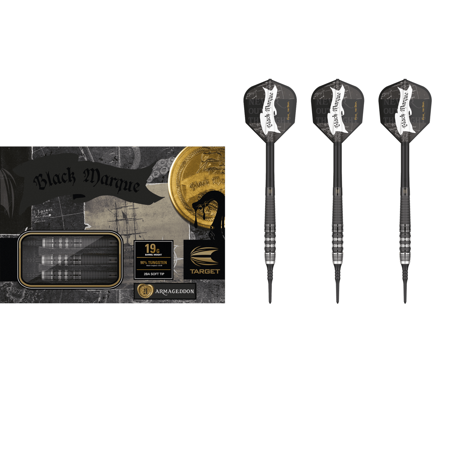 Target Japan Black Marque Armageddon G2 Softdart 90%