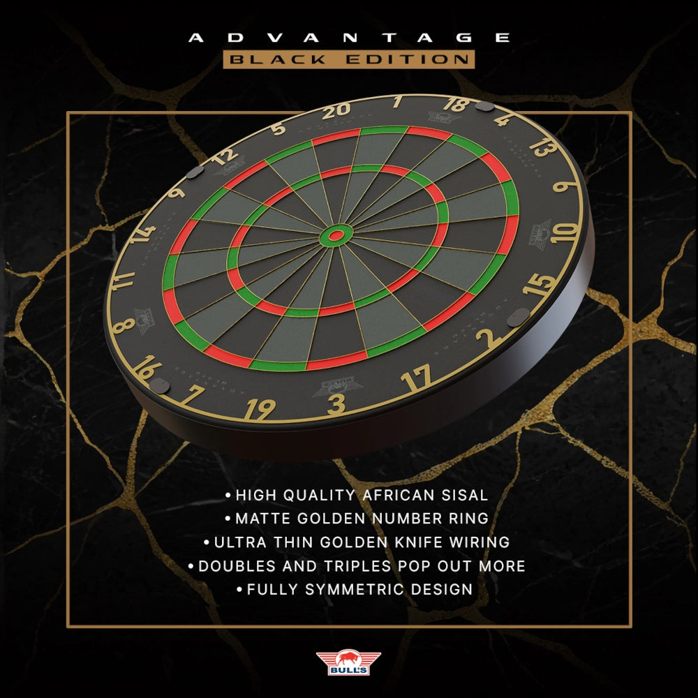 Bull's NL Advantage 7.01 Black Dartboard