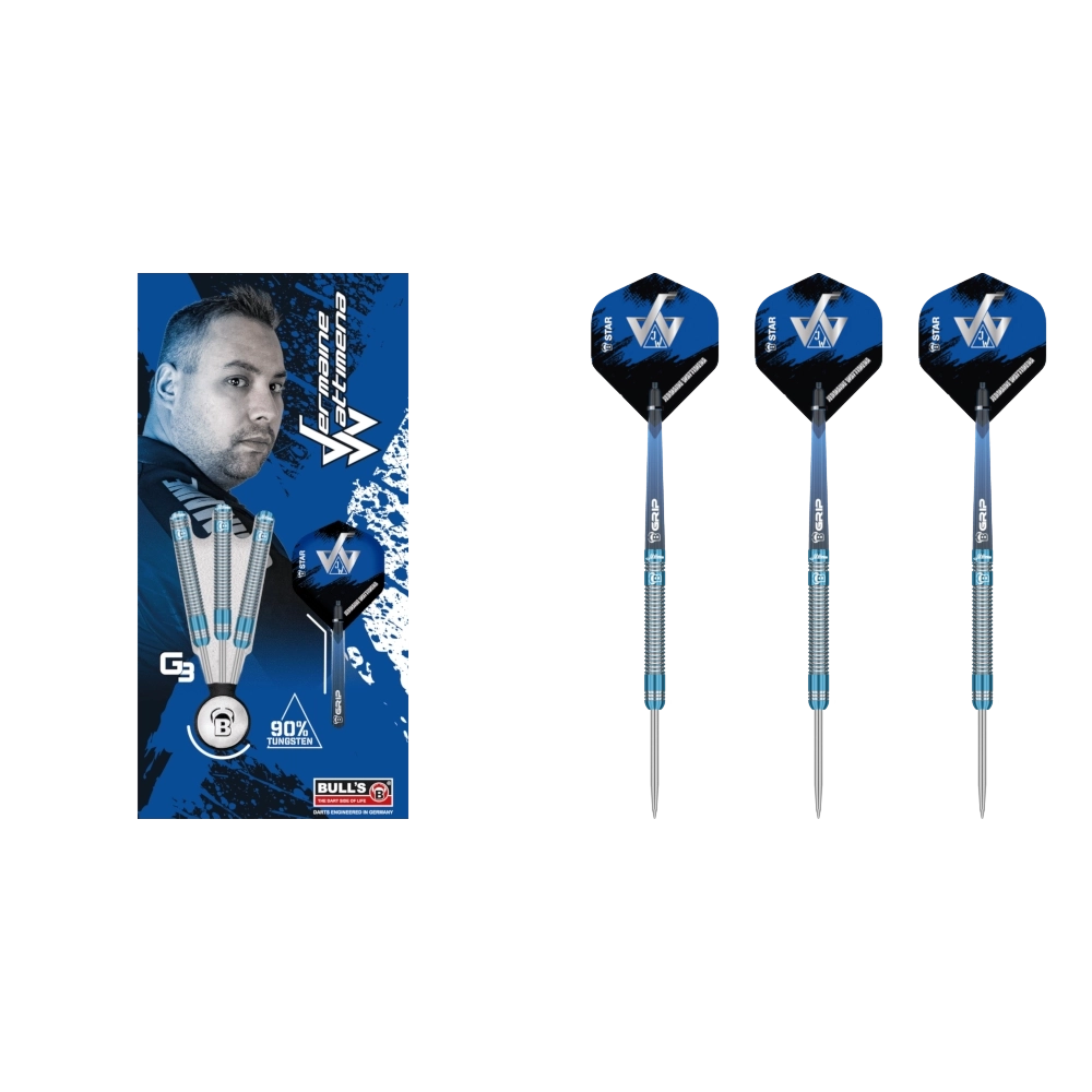 BULL'S DE Jermaine Wattimena G3 Steel Darts 90%