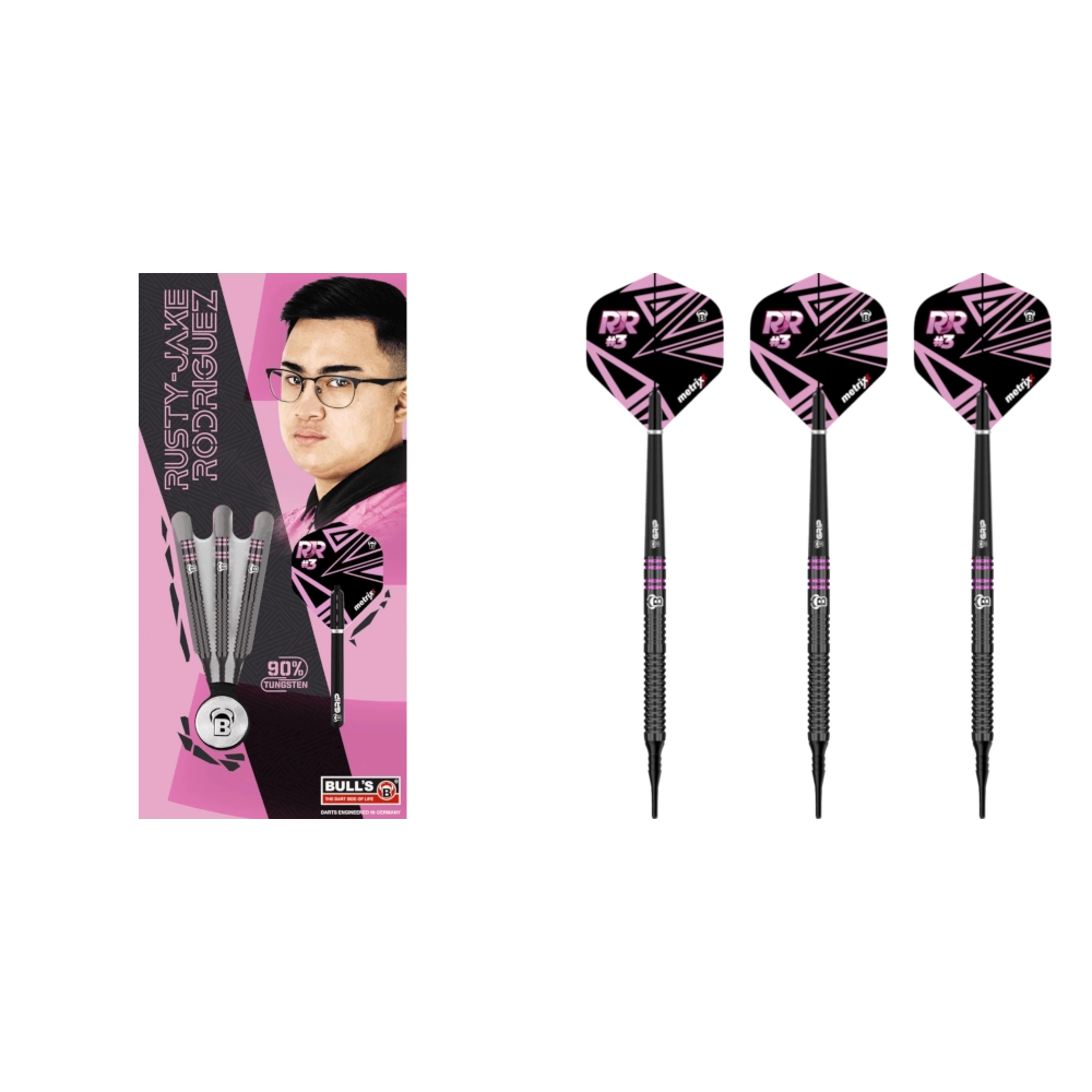 Bull's DE Rusty Jake Rodriguez G1 Softdart 90%