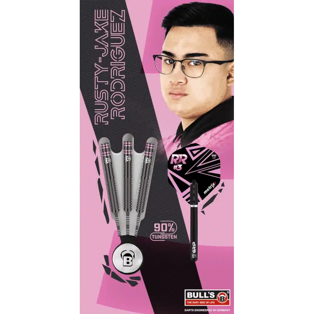 Bull's DE Rusty Jake Rodriguez G1 Steel Tip Darts 90%