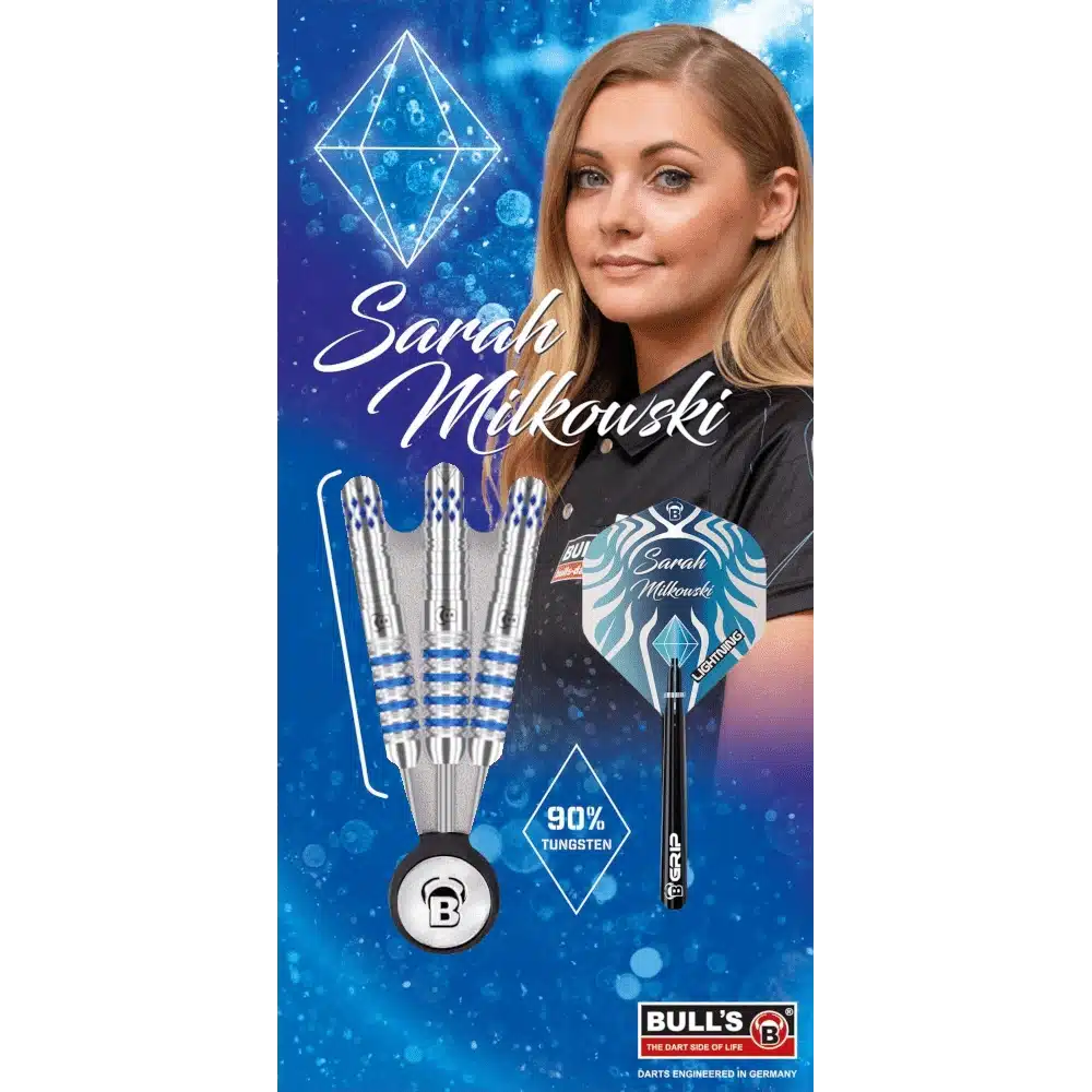 Bull's DE Sarah Milkowski G1 Steel-tip Darts 90%