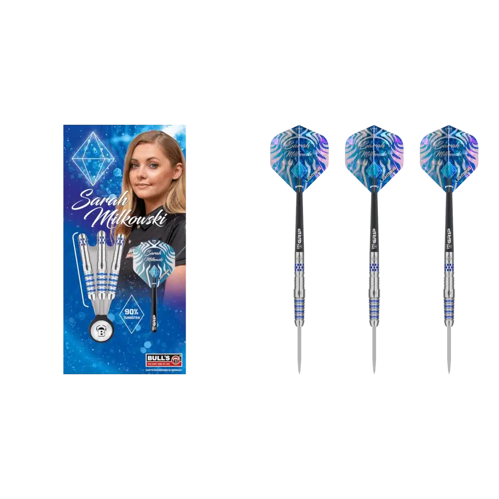 Bull's DE Sarah Milkowski G1 Steel-tip Darts 90%