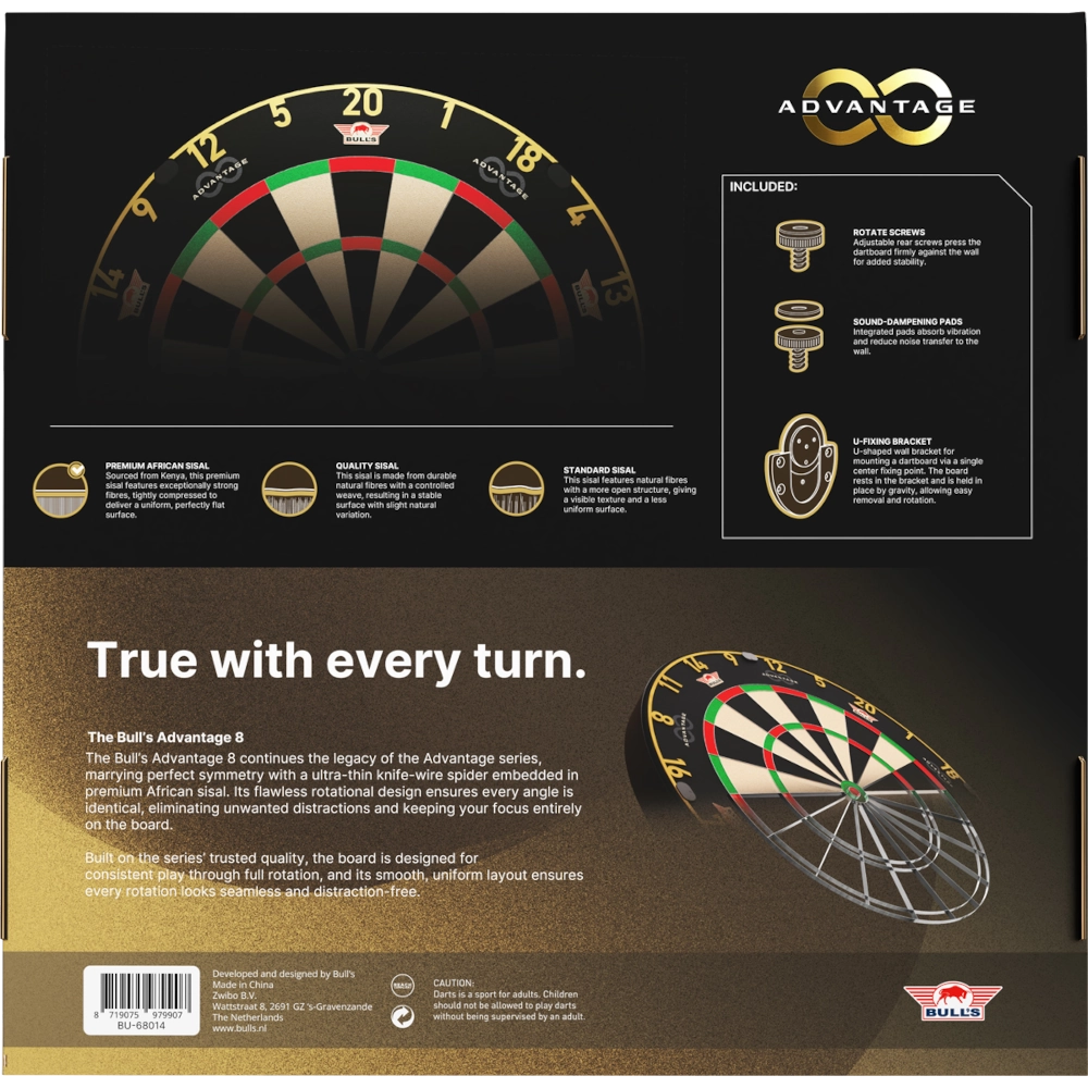 Bull's NL Advantage 8 Dartboard
