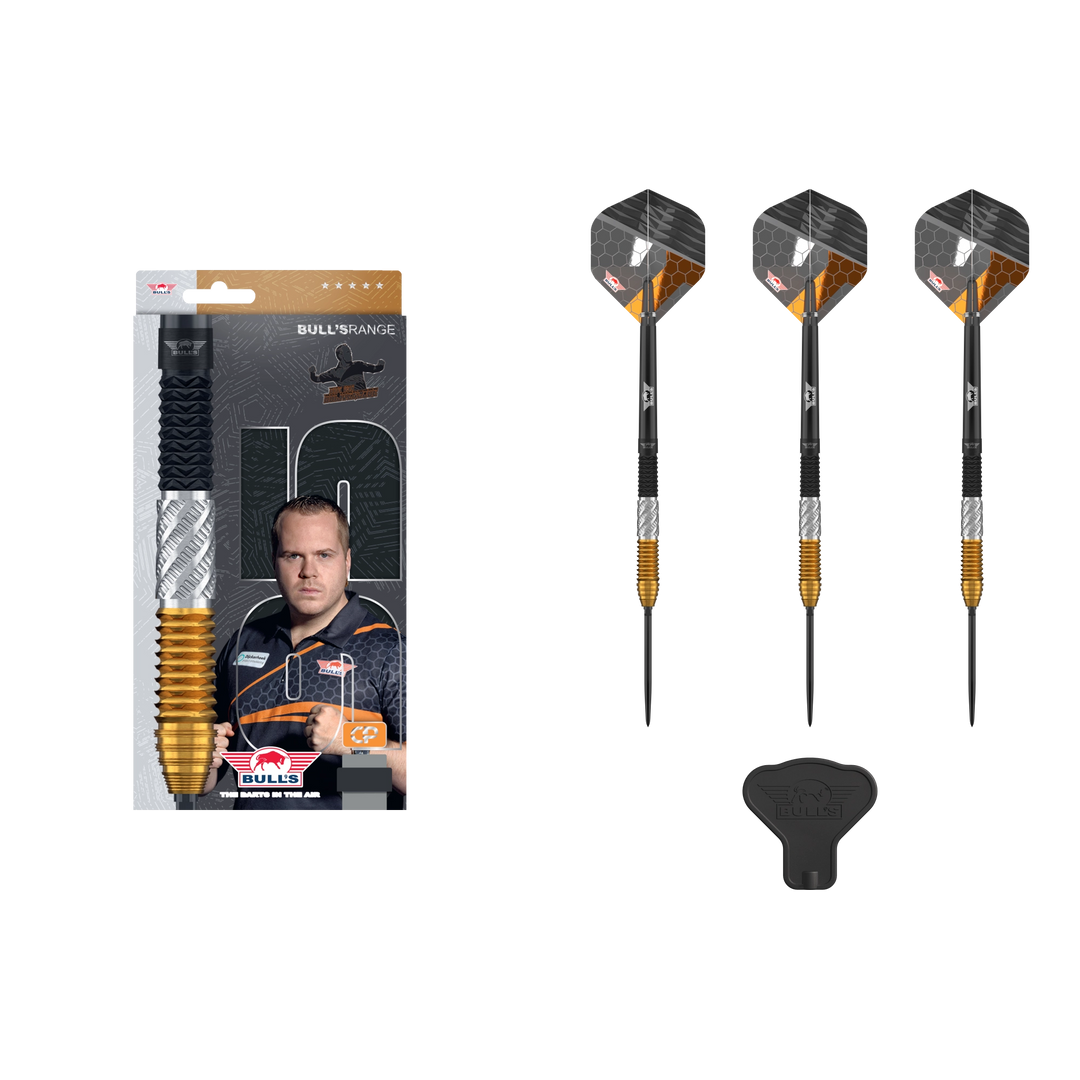 Bull's NL Dirk van Duijvenbode 95 Convertible Point Steel Darts 95%
