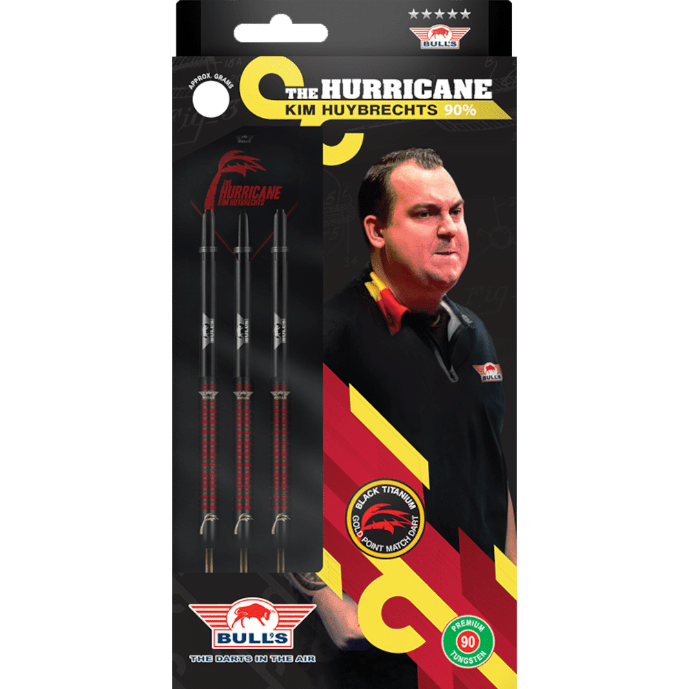Bull's NL Kim Huybrechts E1 Black Steeldart 90%