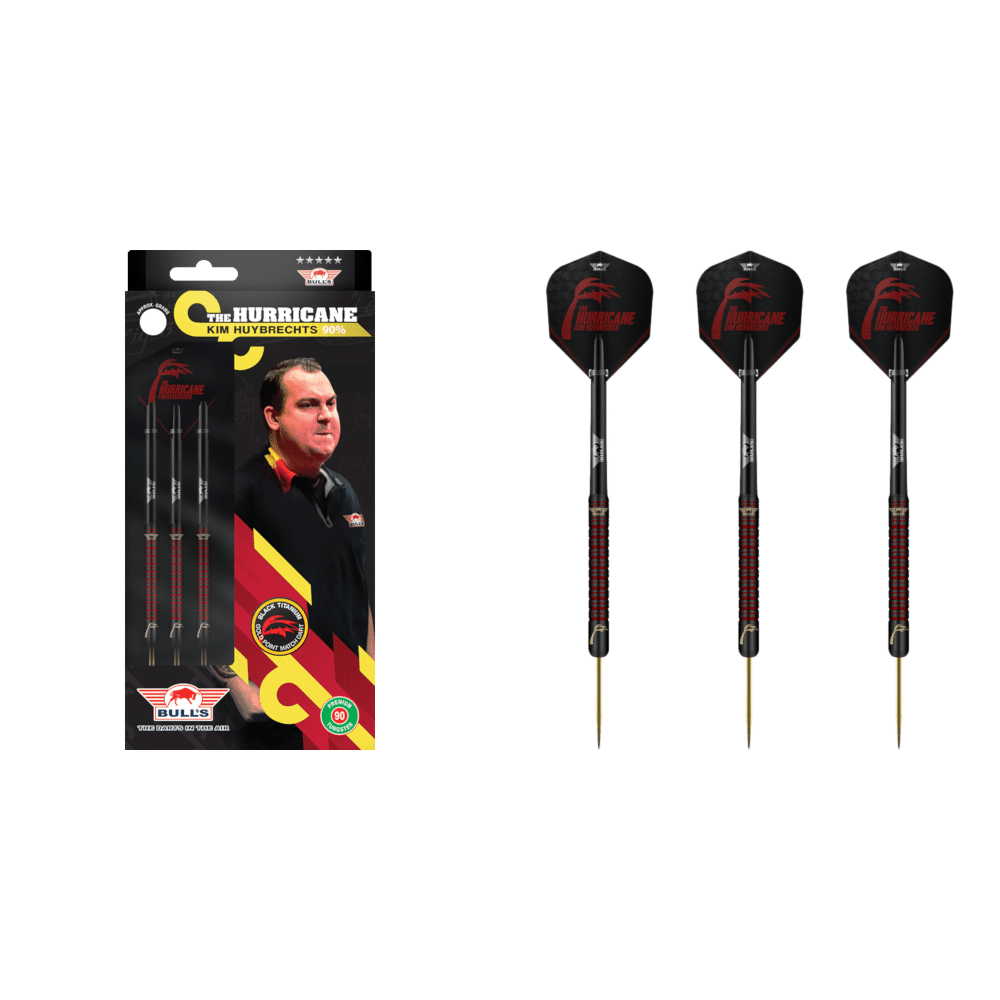 Bull's NL Kim Huybrechts E1 Black Steeldart 90%