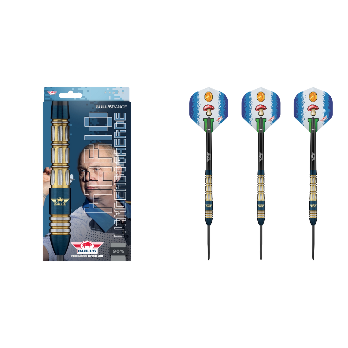 Bull's NL Mario Vandenbogaerde E3 Steeldart 90%