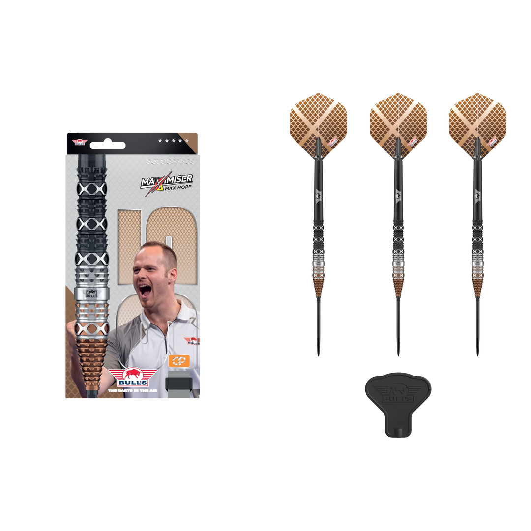 Bull's NL Max Hopp 95 Convertible Point Steel-Tip Dart 95%