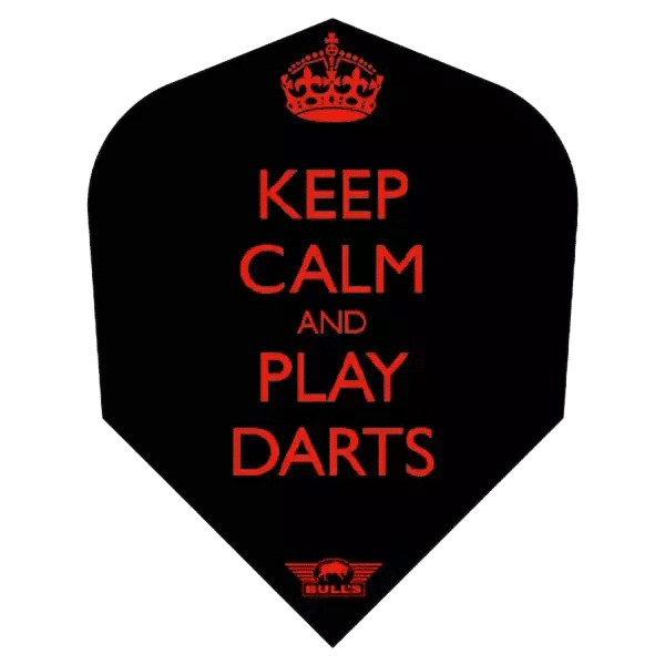 Bull's NL Powerflite Keep Calm & Play Darts Small Standard Flight