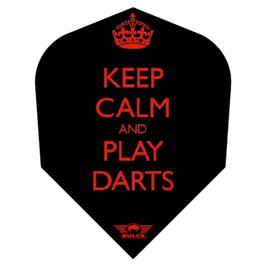 Bull's NL Powerflite Keep Calm & Play Darts Small Standard Flight
