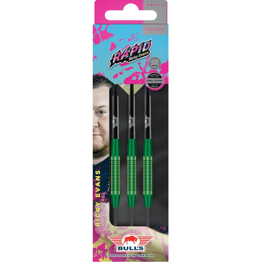 Bull's NL Ricky Evans Steel-Tip Darts Brass