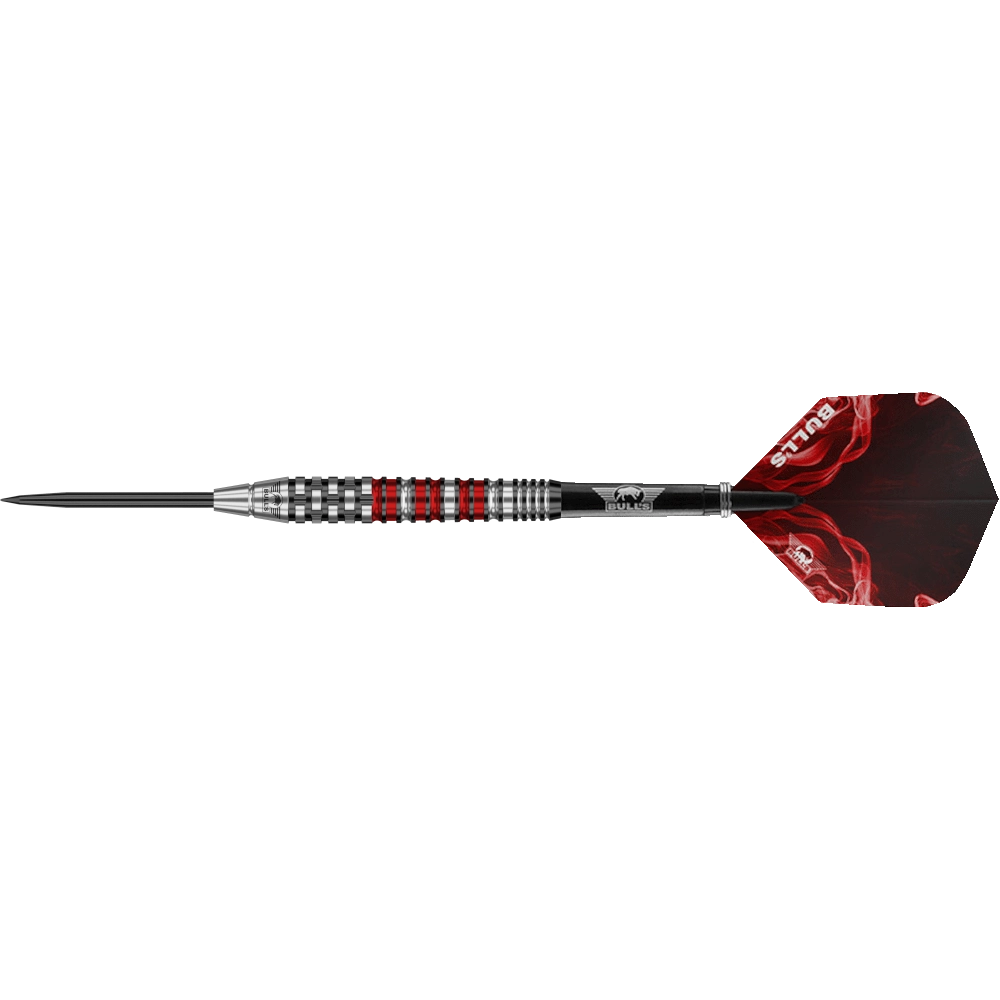 Bull's NL Smoke Red Flare Steel Tip Dart 90%