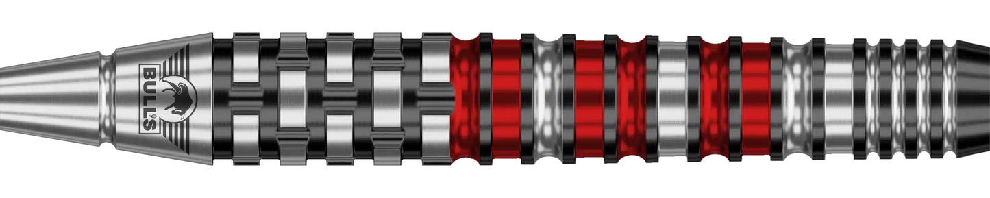 Bull's NL Smoke Red Flare Steel Tip Dart 90%