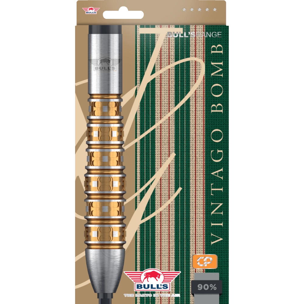 Bull's NL Vintago Bomb Convertible Point Steel Darts 90%