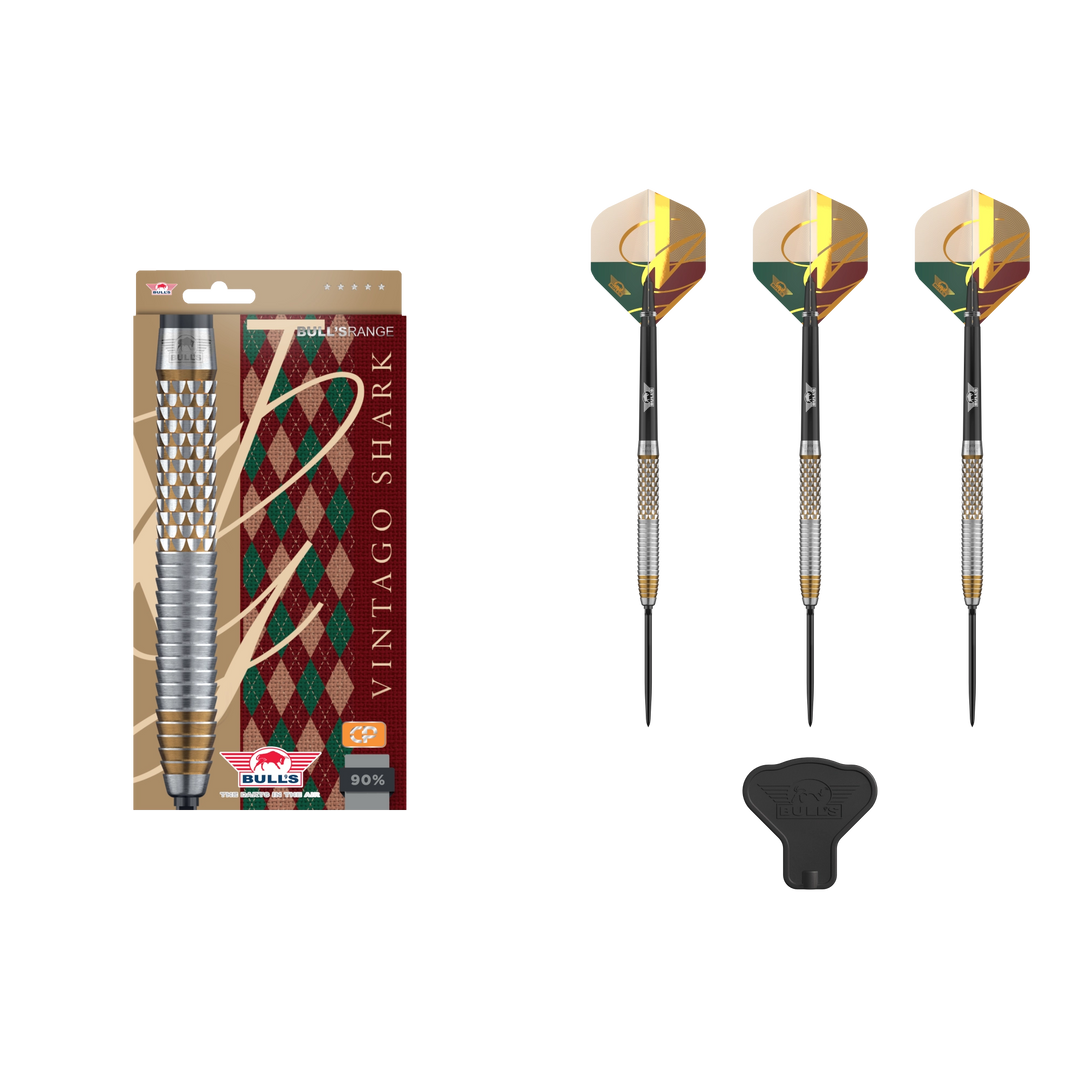Bull's NL Vintago Shark Convertible Point Steel Tip Dart 90%