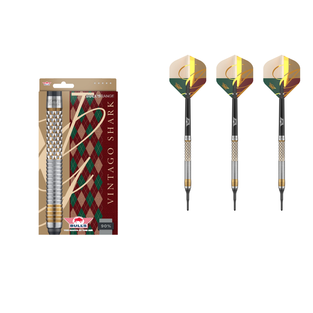 Bull's NL Vintago Shark Softdart 90%