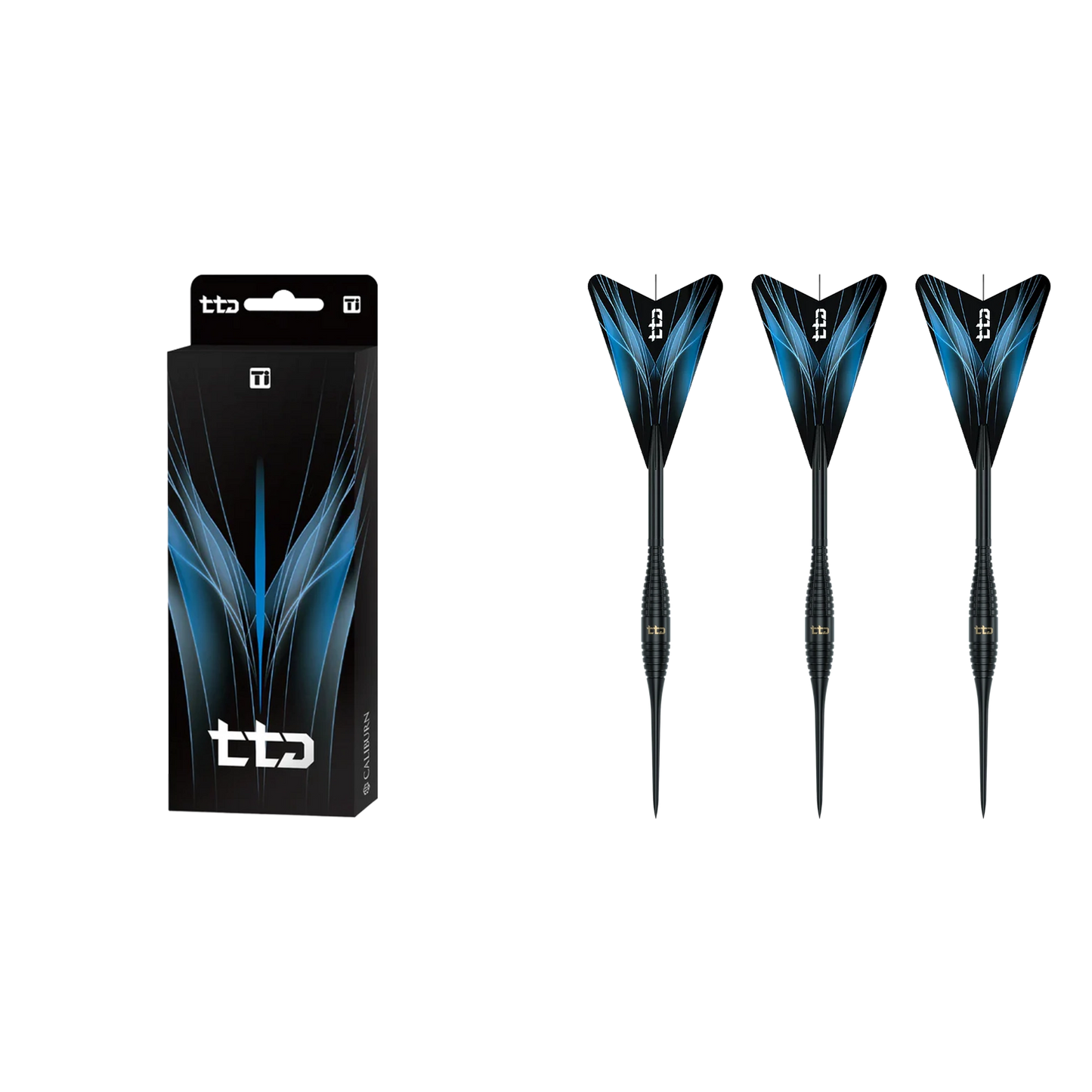 Caliburn TTD Complete Titanium T2 Black Steeldarts