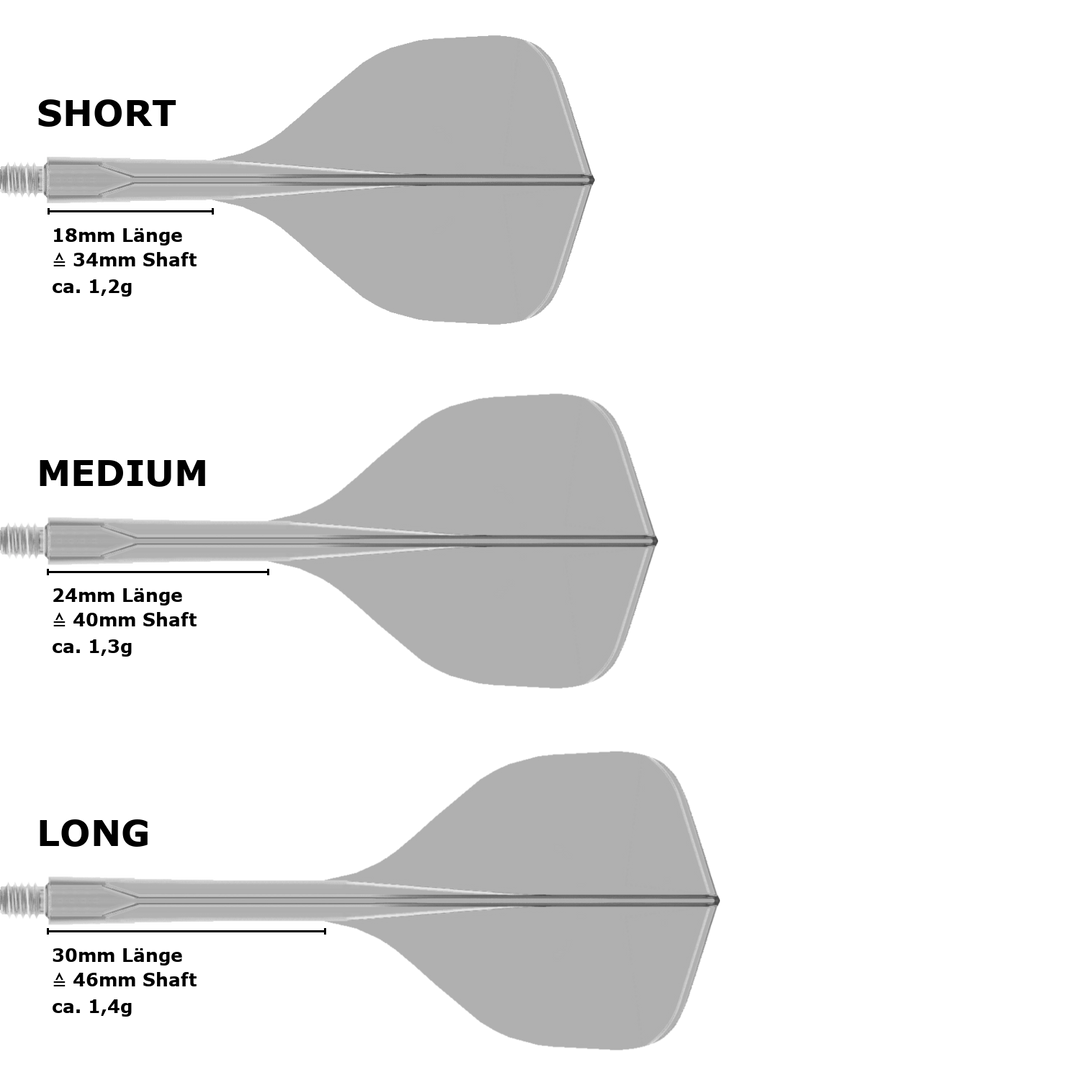 Condor Axe 120 Standard Flight Shaft System Transparent