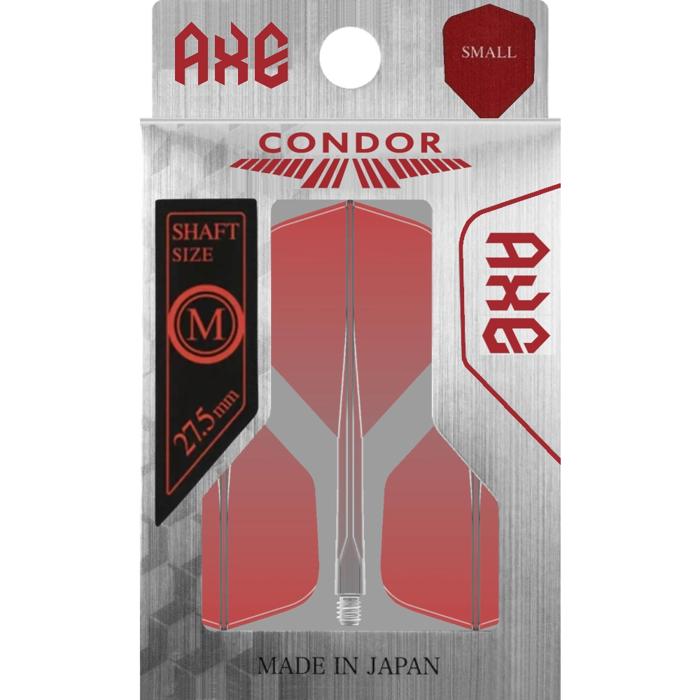 Condor Axe Gradient Small Standard Flight Shaft System Red