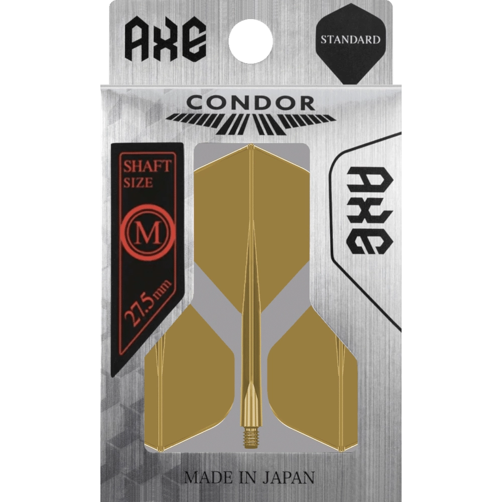 Condor Axe Metallic Standard Flight Shaft System Gold