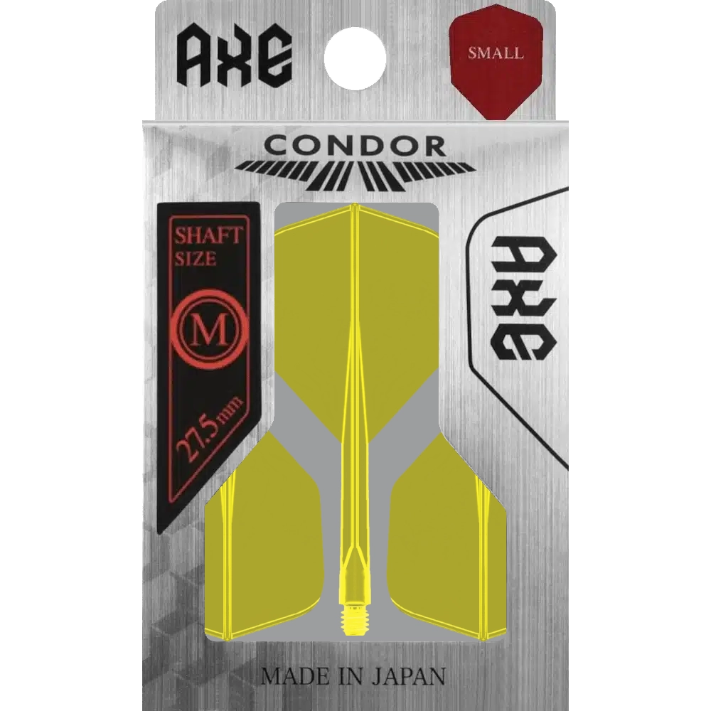 Condor Axe Neon Small Standard Flight Shaft System Yellow