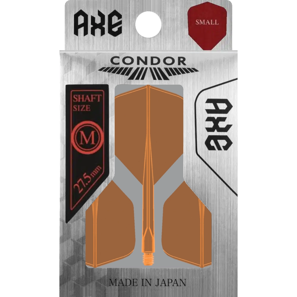 Condor Axe Neon Small Standard Flight Shaft System Orange