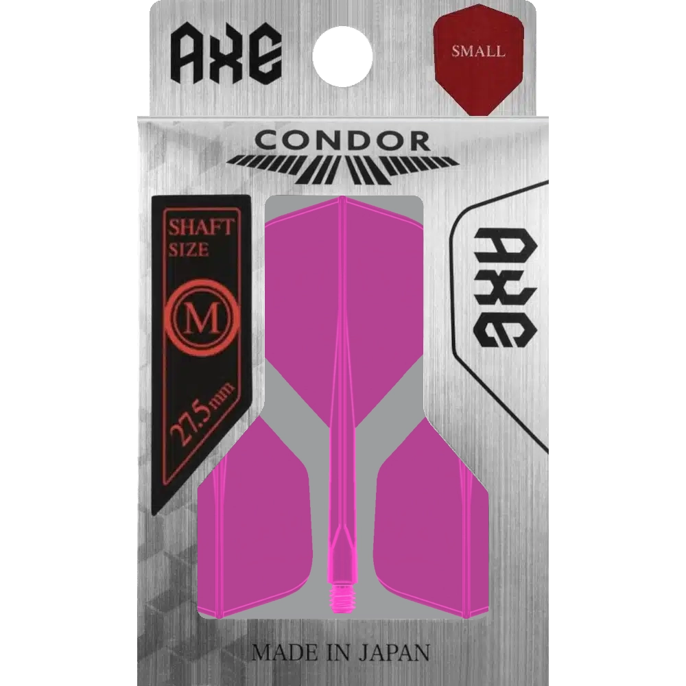 Condor Axe Neon Small Standard Flight Shaft System Pink