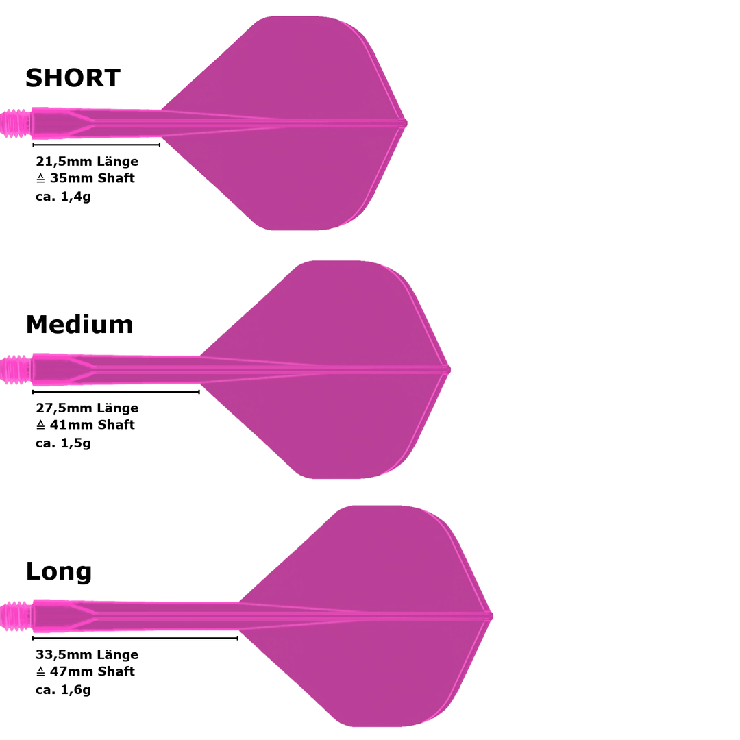 Condor Axe Neon Standard Flight Shaft System Pink