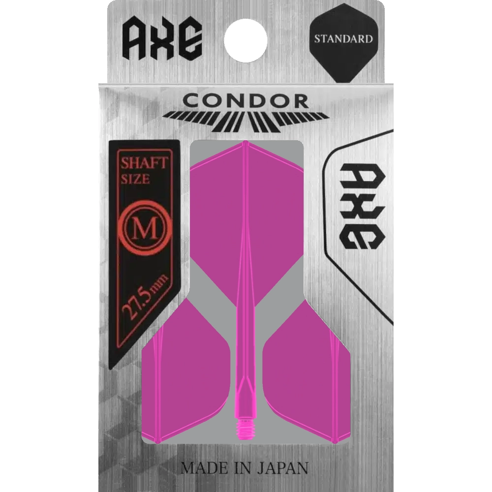 Condor Axe Neon Standard Flight Shaft System Pink