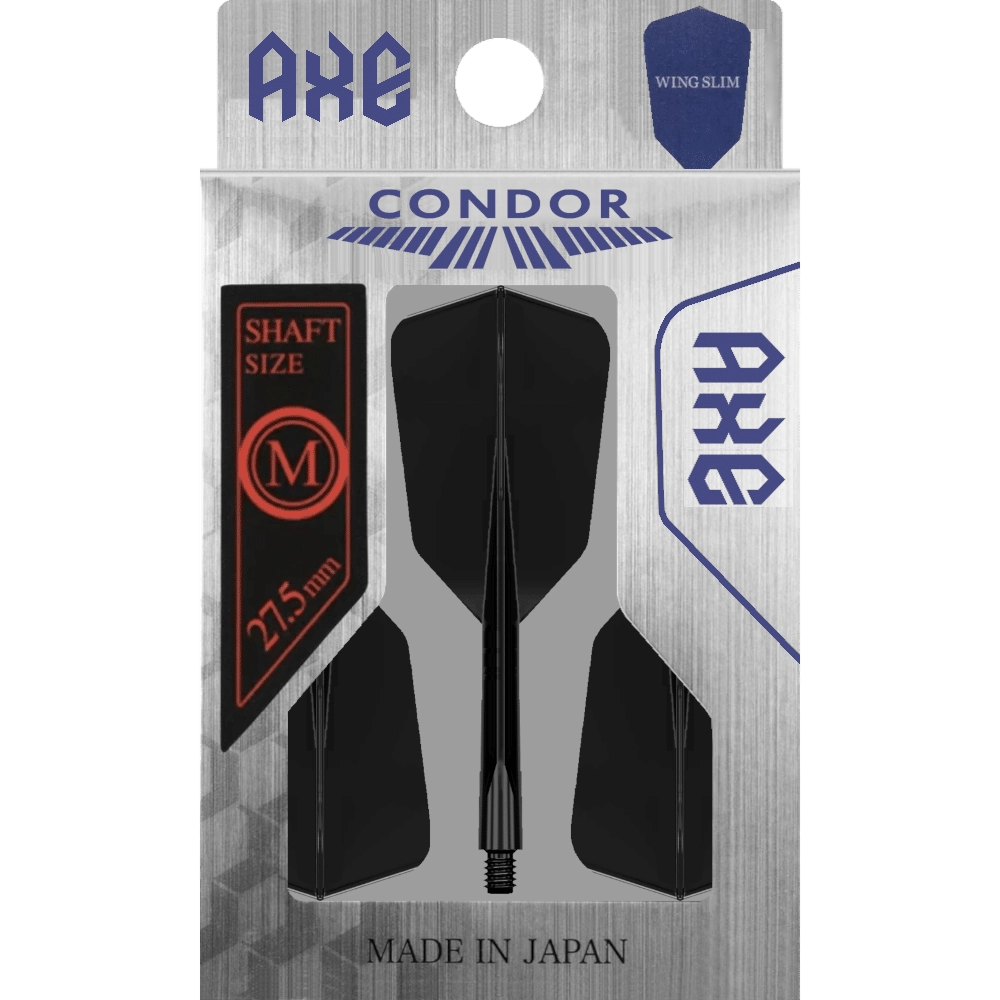 Condor Axe Slim Flight Shaft System Schwarz