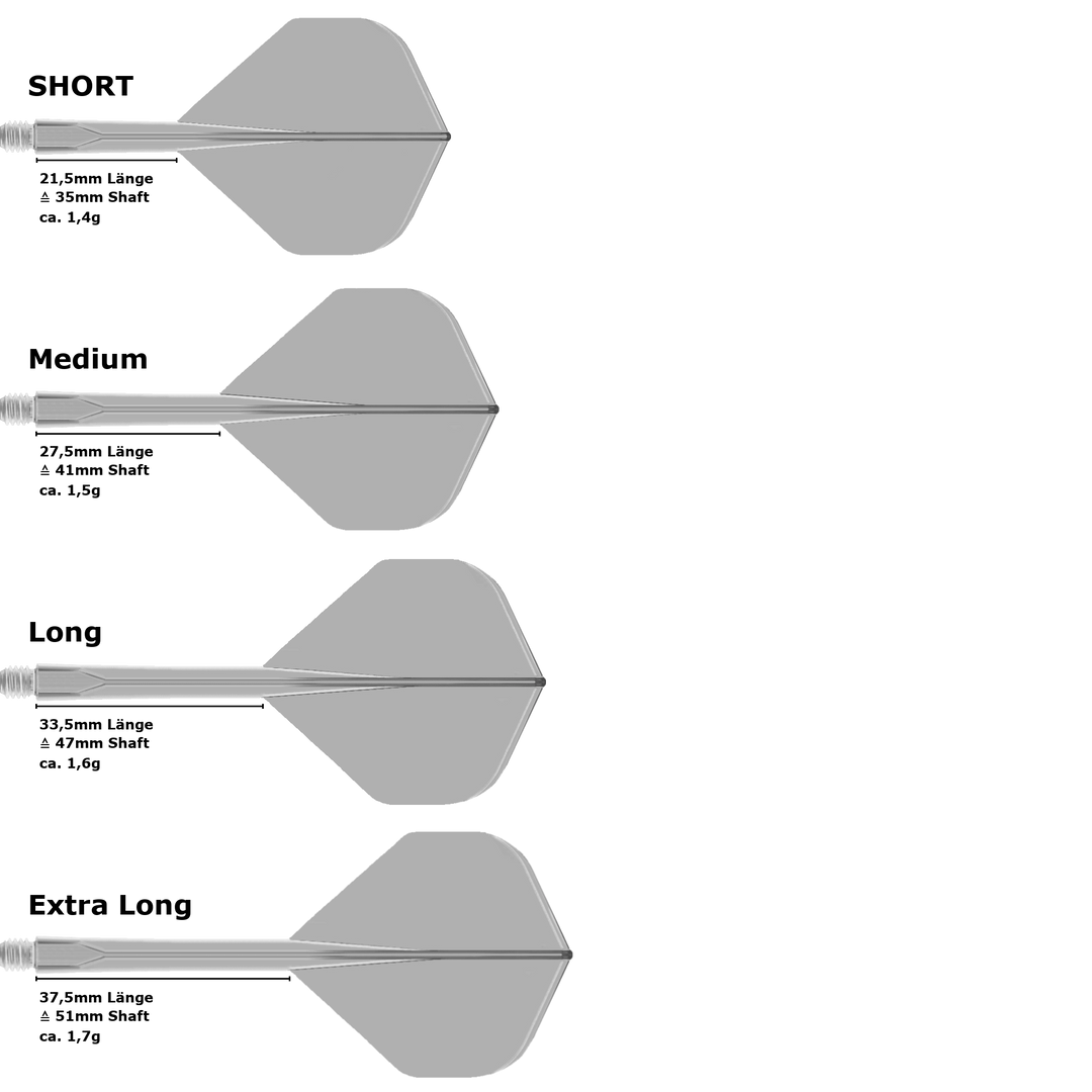 Condor Axe Standard Flight Shaft System Transparent