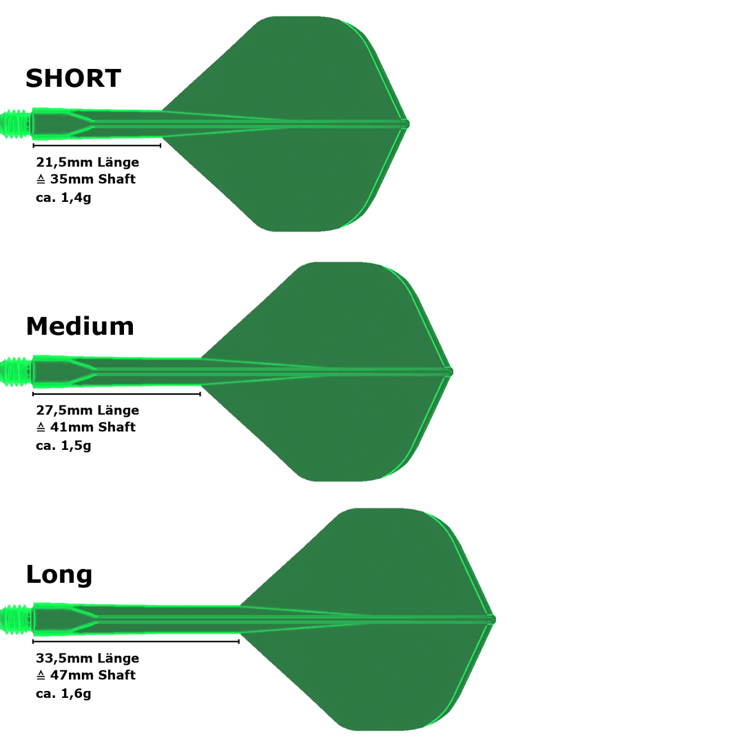 Condor Zero Stress Standard Flight Shaft System Green