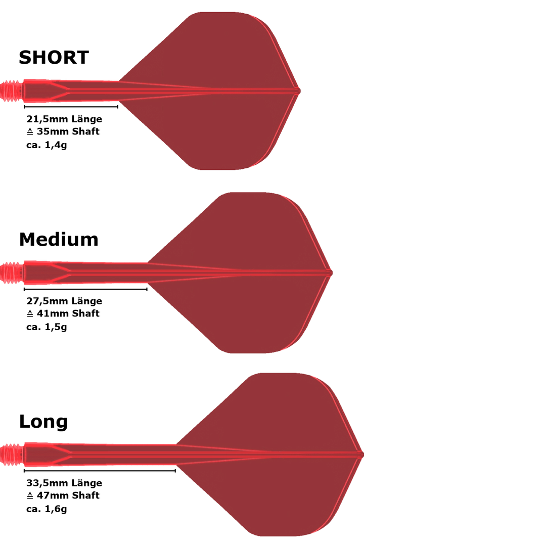 Condor Zero Stress Standard Flight Shaft System Red