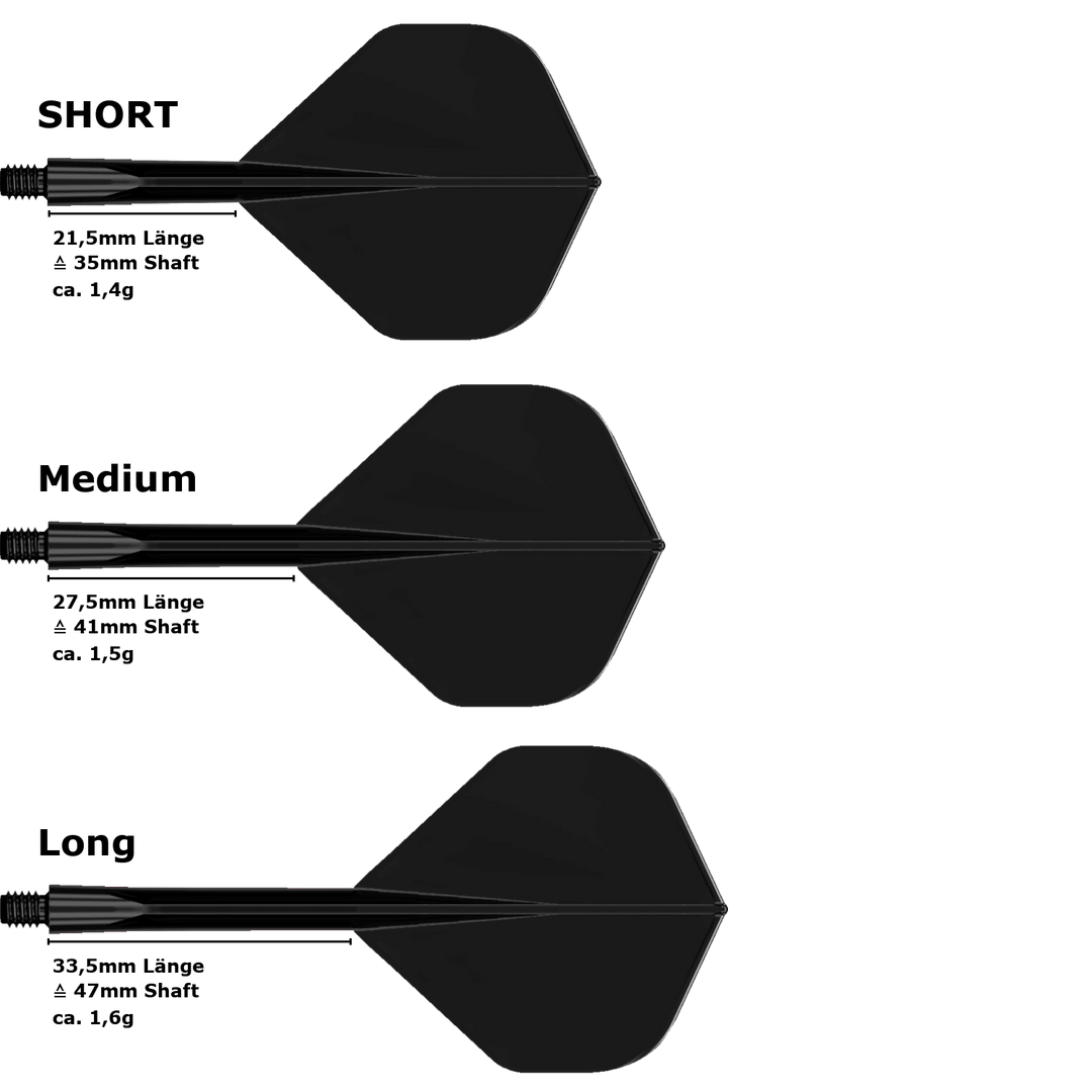 Condor Zero Stress Standard Flight Shaft System Black