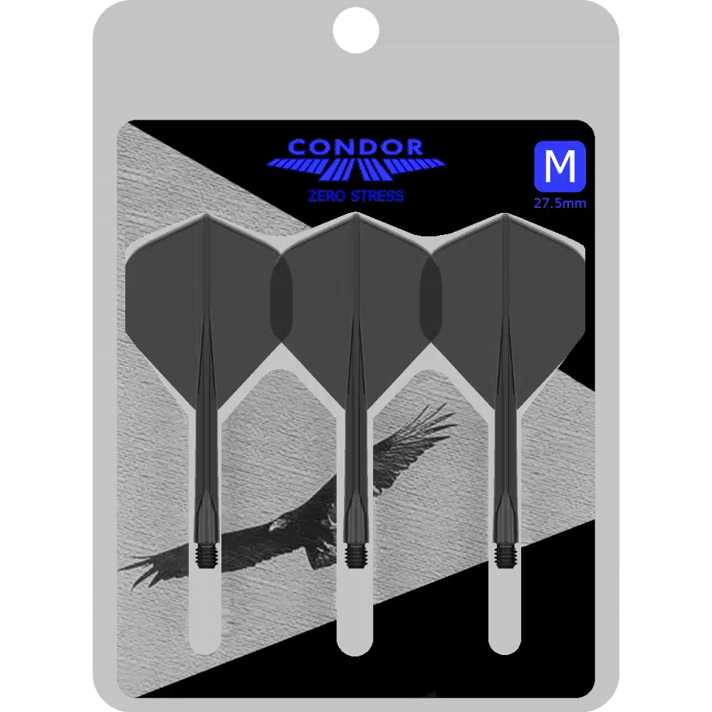 Condor Zero Stress Standard Flight Shaft System Transparent Schwarz