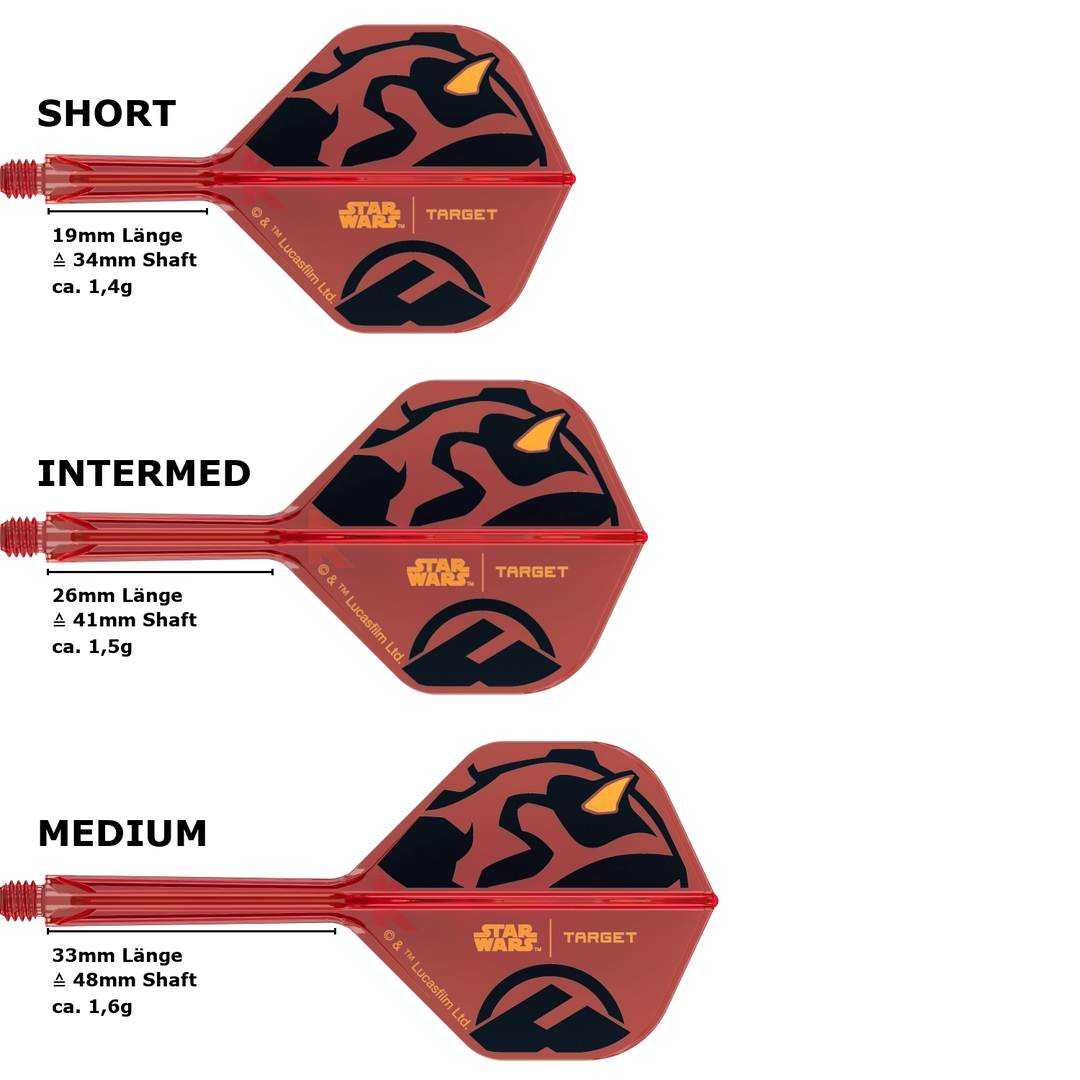 Target K-Flex Star Wars Standard No.2 Flight Shaft System Darth Maul