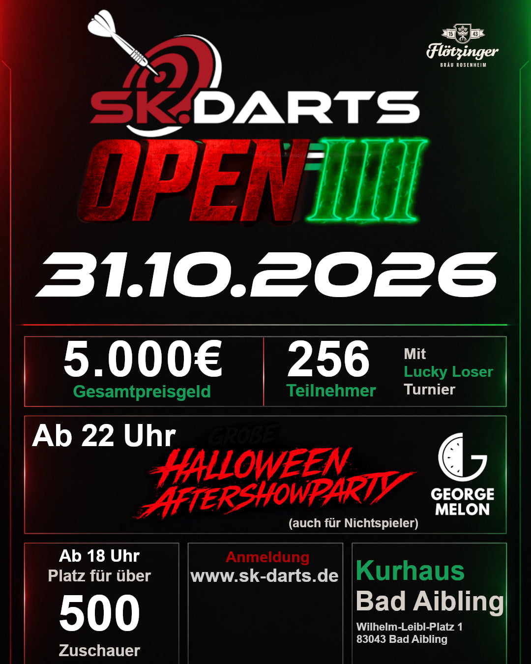 Turnieranmeldung - SK.Darts-Open 2026