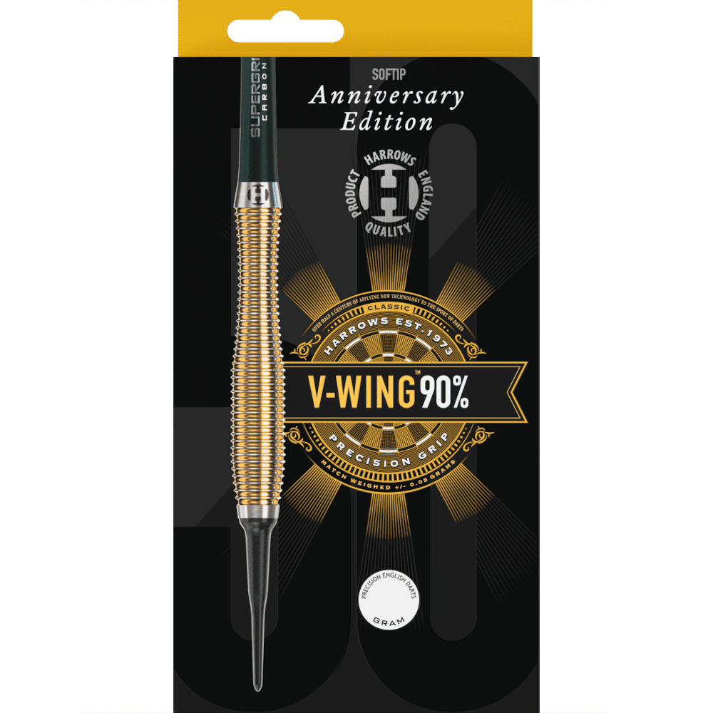 Harrows Anniversary Edition V Wing Softdart 90%