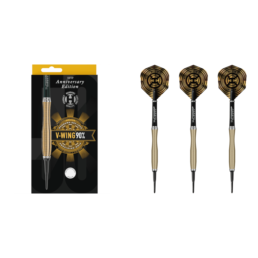 Harrows Anniversary Edition V Wing Softdart 90%