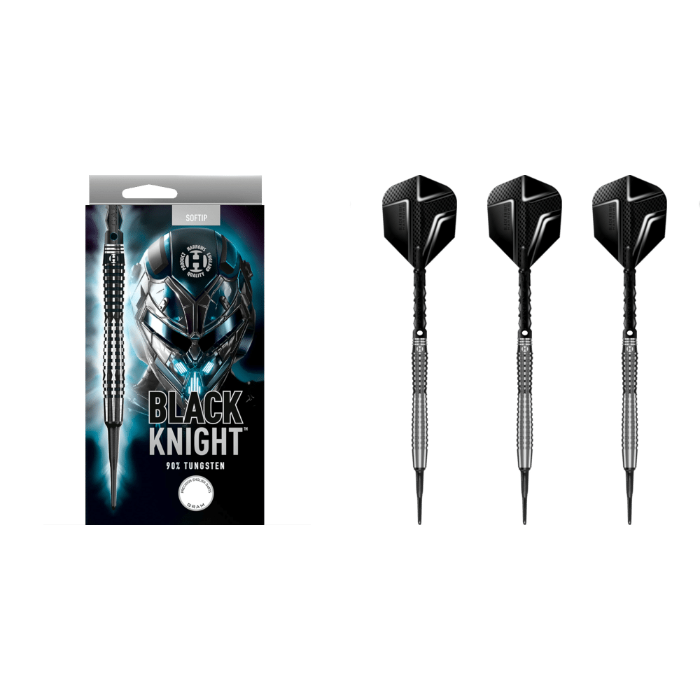 Harrows Black Knight Softdart 90%