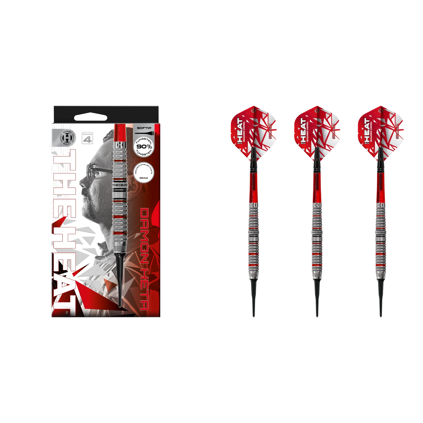 Harrows Damon Heta Series 4 Soft Tip Dart 90%