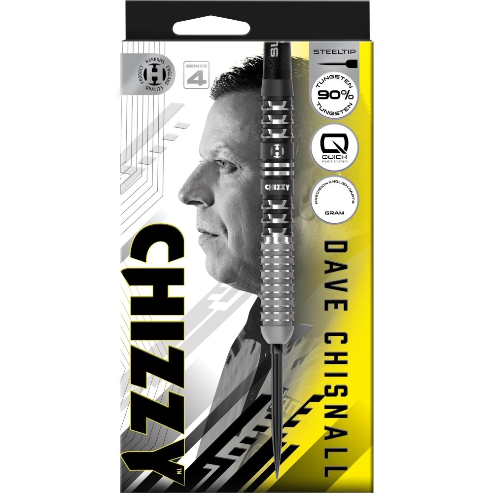 Harrows Dave Chisnall Series 4 Quick Point Steeldart 90%