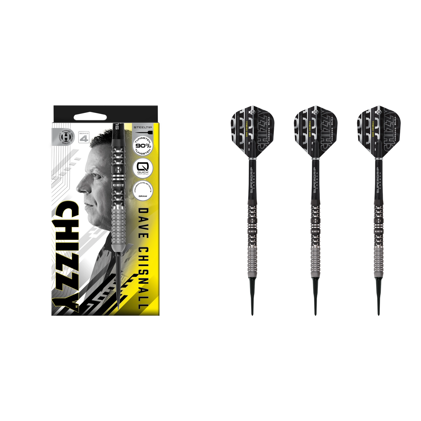 Harrows Dave Chisnall Series 4 Soft Tip Dart 90%