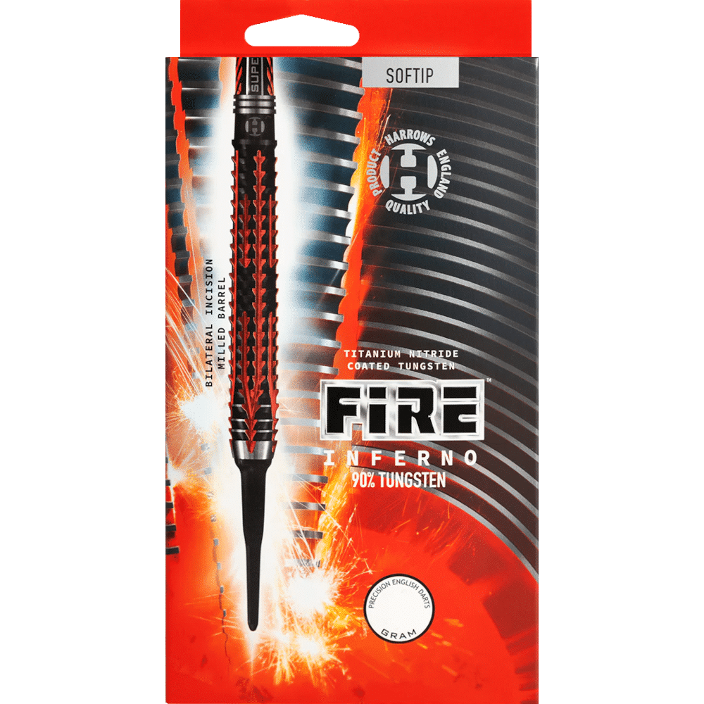 Harrows Fire Inferno Soft Tip Dart 90%