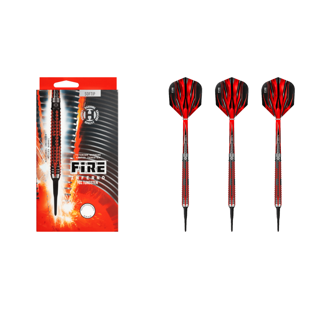 Harrows Fire Inferno Soft Tip Dart 90%